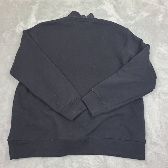 Harley Davidson Black Pullover with half zipper Size Medium Jacket Embroidered - Picture 8 of 8